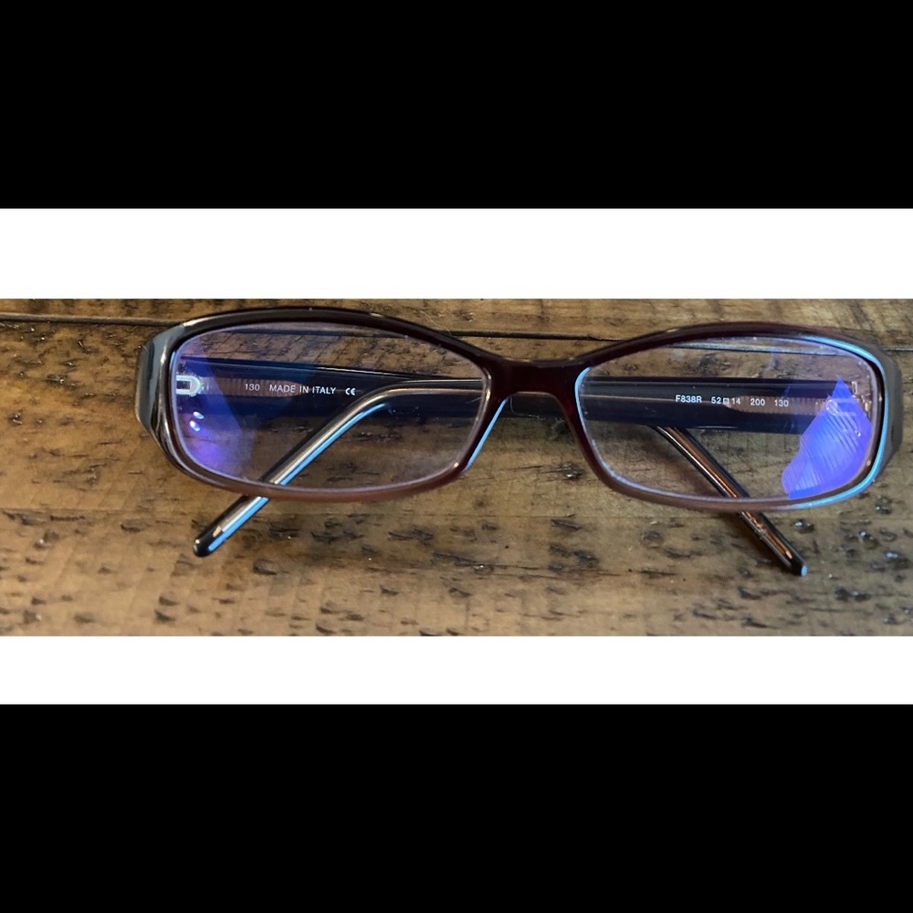 FENDI F838R  Zucca Eyeglasses Frame 52-14-130